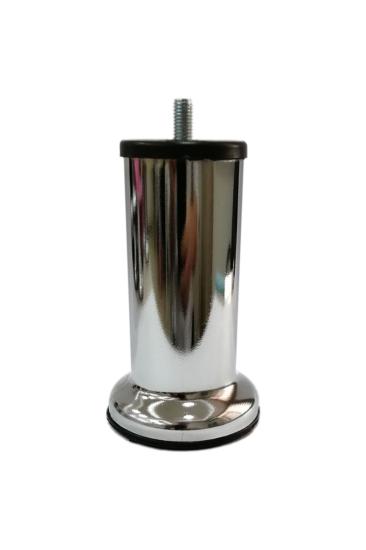 Baza Ayağı Metal Krom Ayak M8 İnce Vidalı 12 Cm